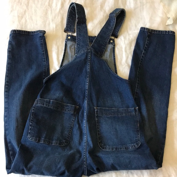 J. Crew Factory Classic Denim Overall, In All Day Stretch XXS. Straight leg - Picture 10 of 14